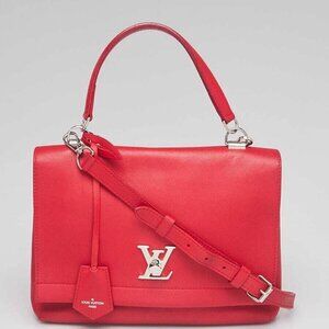 Louis Vuitton Rubis Calfskin Leather Lockme II